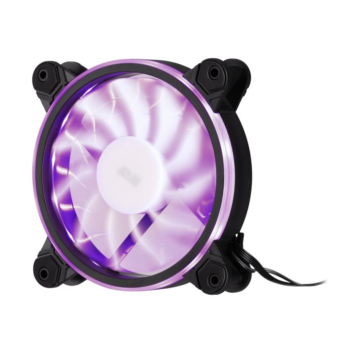 2E GAMING Case Fan Air Cool ACF1206-ARGB, 120mm, 1200rpm, 6pin, 25dBa, black