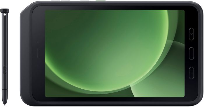 Планшет Samsung Galaxy Tab Active 5 (X300) 8" 6ГБ, 128ГБ, 5050мА•год, Android, чорний зелений