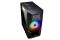 2E GAMING PC case Turbo G2057B without PSU, 2xUSB3.0, 1xUSB2.0, 1x200mm ARGB, 3x120mm ARGB, VGA 345mm, LCS ready, HUB, TG Side Panel, ATX, black