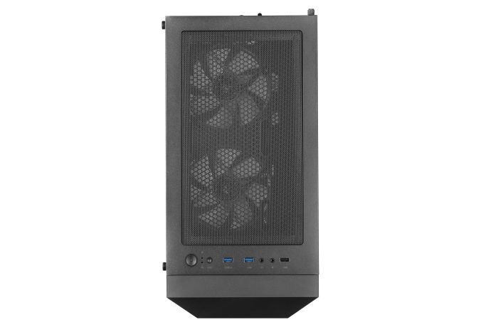 2E GAMING PC case Turbo G2057B without PSU, 2xUSB3.0, 1xUSB2.0, 1x200mm ARGB, 3x120mm ARGB, VGA 345mm, LCS ready, HUB, TG Side Panel, ATX, black