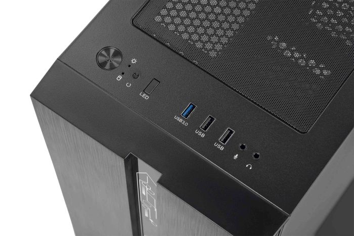 Корпус 2E GAMING Runa G2107 без БЖ 1xUSB3.0, 2xUSB2.0, 1x120мм ARGB, VGA 325мм, LCS ready, TG Side Panel, ATX, чорний