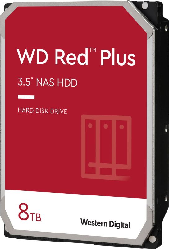 Жесткий диск WD  8TB 3.5" 5640 256MB SATA Red Plus NAS