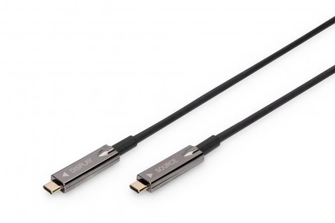 DIGITUS USB Type-C-USB Type -C AOC Hybrid cable 4K@60Hz USB 3.1 SPEC 15m