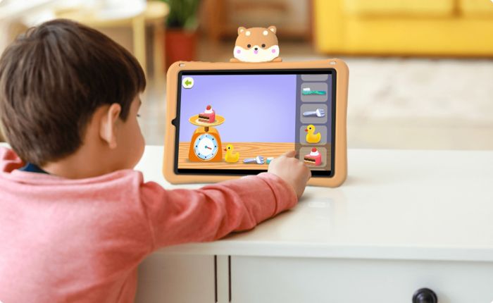 Планшет Doogee T20 mini Kids 8.4" 4ГБ, 128ГБ, LTE, 5060мА•г, Android, жовтий