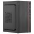 Корпус 2E TeamX TMX03 с БП 2E ATX400W, 2xUSB2.0, 1x80мм, VGA 220мм, mATX, чёрный