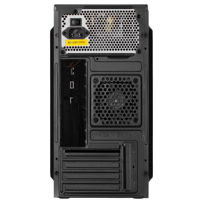 Корпус 2E TeamX TMX04 с БП 2E ATX400W, 2xUSB2.0, 1x80мм, VGA 220мм, mATX, чёрный