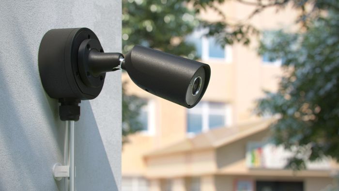 Mounting box for Ajax  camera, 118x59, black