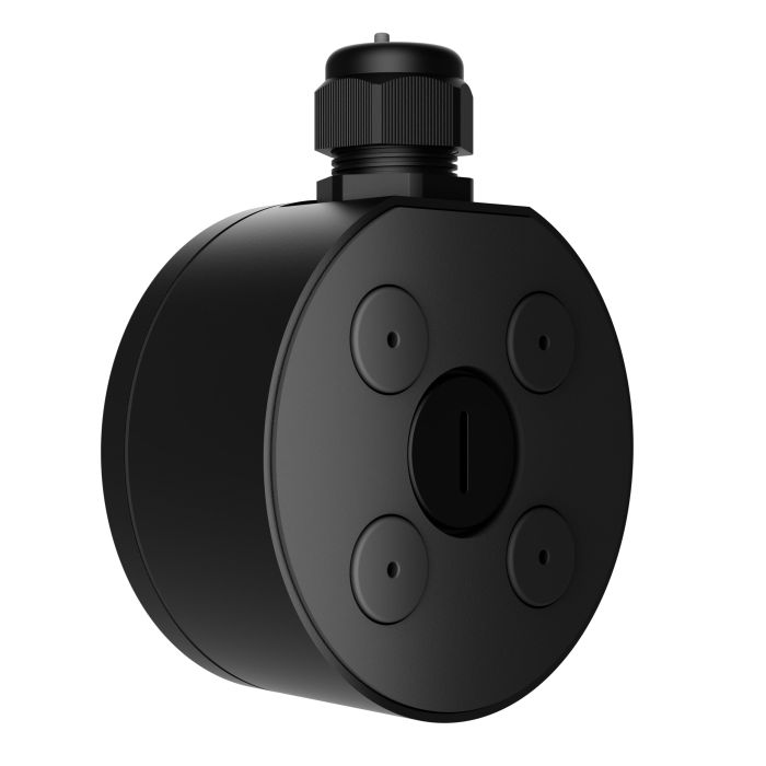 Mounting box for Ajax  camera, 118x59, black