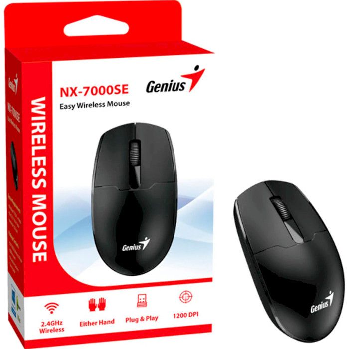 Genius Mice NX-7000SE, WL, black