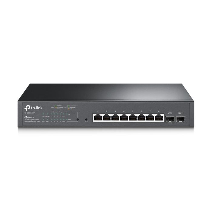 TP-LINK Switch TL- 8xGE (8xPoE) 2xSFP, 150W, WebSmart TP-Link SG2210MP
