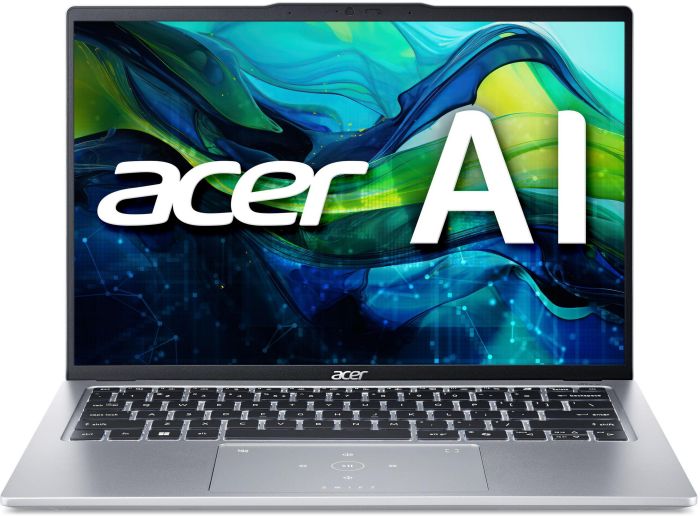 Ноутбук Acer Swift Go 14 SFG14-73 14" 2.8K OLED, Intel U7-155H, 32GB, F1TB, UMA, Lin, серебристый