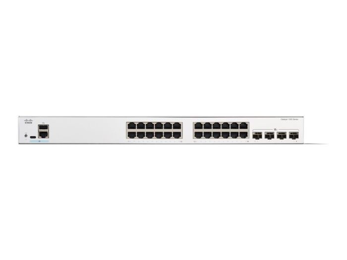 Коммутатор Cisco Catalyst 1300 24xGE, PoE, 4x10G SFP+