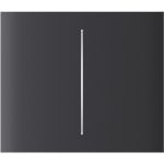 Кнопка центральна для двоклавішного вертикального вимикача Ajax CenterButton Vertical 2-gang for LightSwitch, Jeweler, бездротовий, graphite