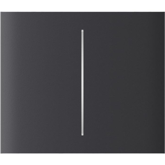 Central button for two-button vertical switch Ajax CenterButton Vertical 2-gang for LightSwitch, Jeweler, wireless, graphite