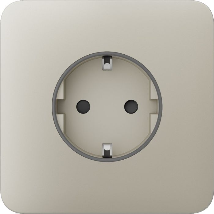 Передня панель для вбудованої розетки Ajax SoloCover for Outlet Basic, ivory