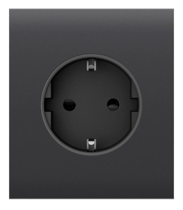 Central panel for Ajax CenterCover for Outlet Basic, graphite