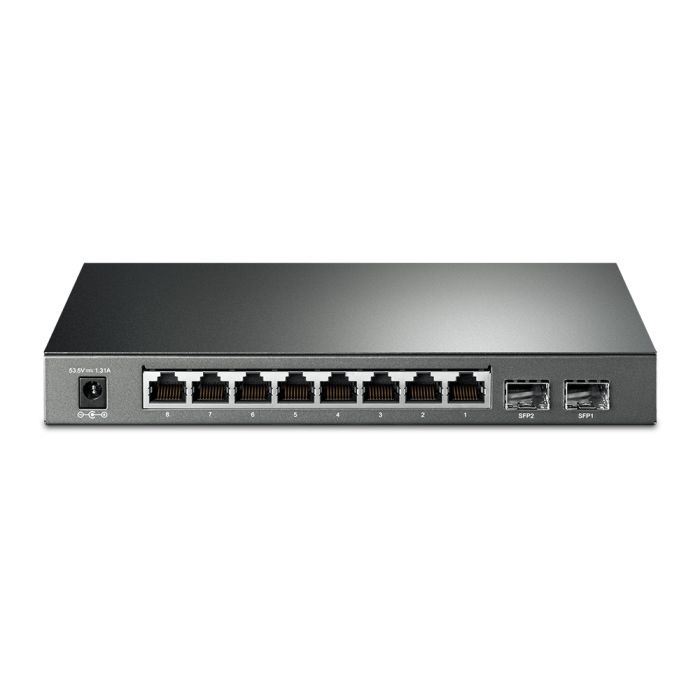 Комутатор TP-LINK  8xGE (8xPoE), 2xSFP, 61Вт, WebSmart TP-Link SG2210P