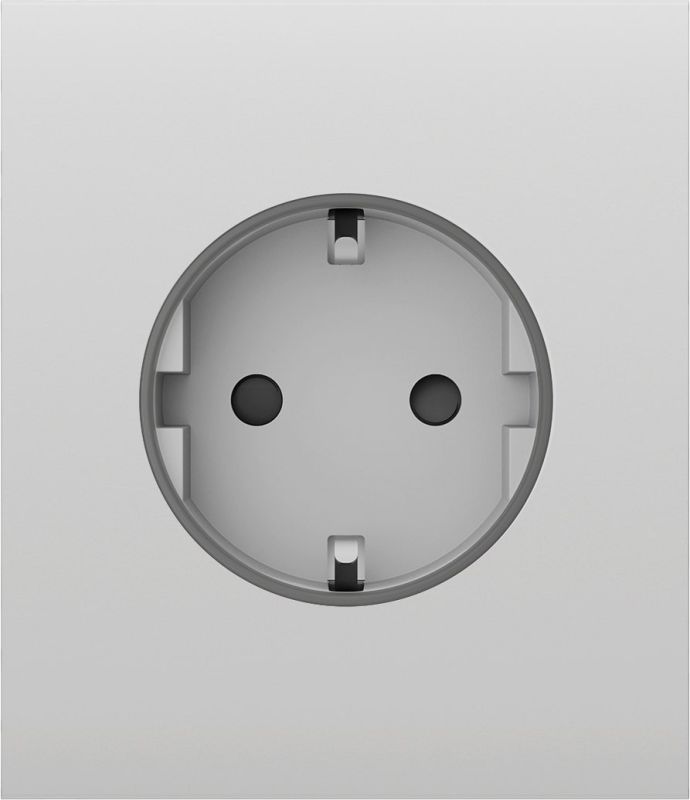 Центральная панель для встраиваемой розетки Ajax CenterCover for Outlet Basic, белый