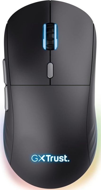 Mouse Trust GXT 926 REDEX II, WL/USB-A/USB-C, black