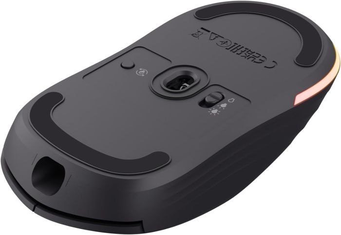 Mouse Trust GXT 926 REDEX II, WL/USB-A/USB-C, black