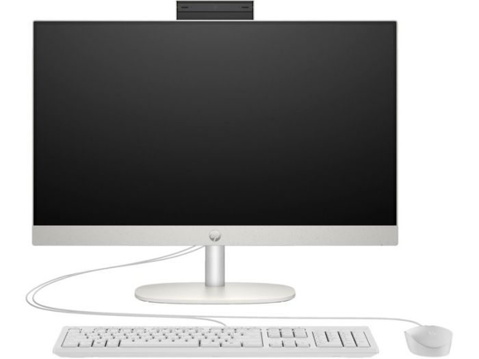 HP AiO 240-G10 23.8" FHD IPS AG, Intel N-300, 8GB, F512GB, UMA, WiFi, kb+m, 3y, Win11P, white
