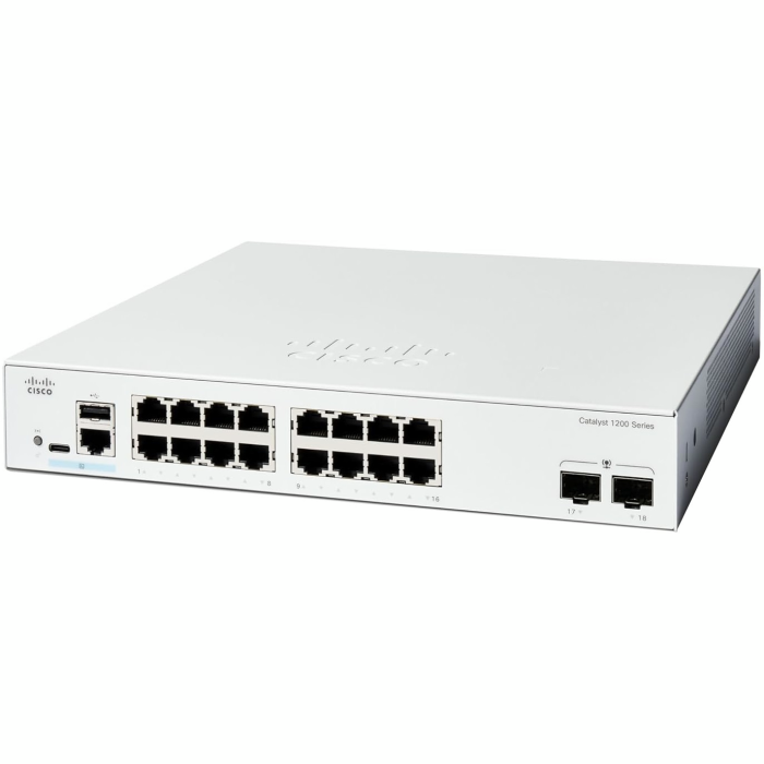 Cisco Switch Catalyst 1200 16xGE, PoE, 2x1G SFP
