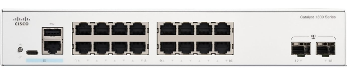 Cisco Switch Catalyst Catalyst 1300 16xGE, 2x1G SFP