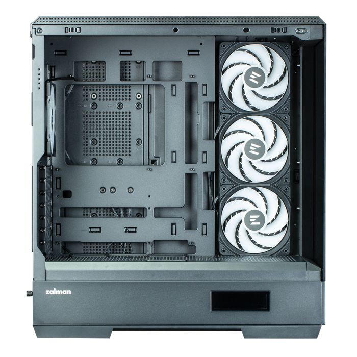 Корпус Zalman P50 DS без БЖ, 2xUSB3.0, 1xUSBType-C, 4x120мм ARGB, VGA 435мм, LCS ready, TG Side Panel, ATX, чорний