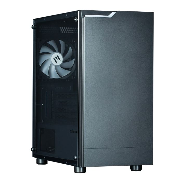 Корпус Zalman T4 Plus без БЖ, 2xUSB3.0, 1xUSB2.0, 1x120мм ARGB, VGA 320мм, LCS ready, TG Side Panel, mATX, чорний