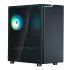 Zalman PC case T4 Plus without PSU, 2xUSB3.0, 1xUSB2.0, 1x120mm ARGB, VGA 320mm, LCS ready, TG Side Panel, mATX, black
