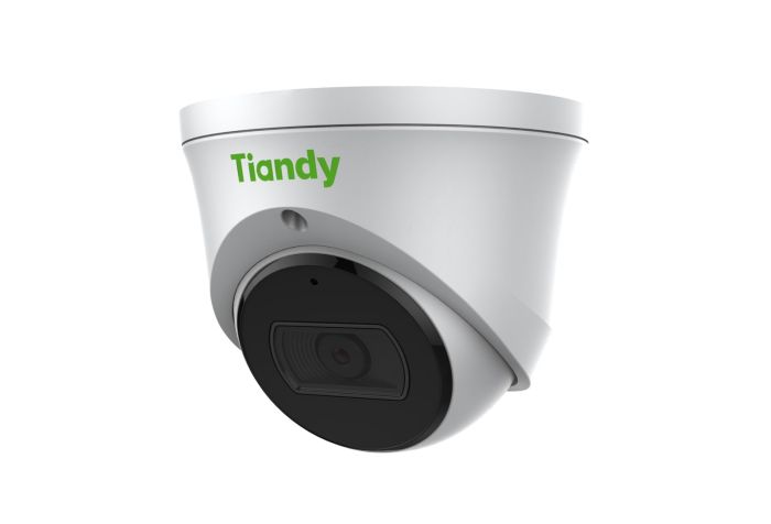 IP Camera  : 5MP, EW Color Maker Turret, 2.8mm, f/1.0, IR 30m, LED 15m, DC 12V, PoE, IP66, speaker Tiandy TC-C35XQ