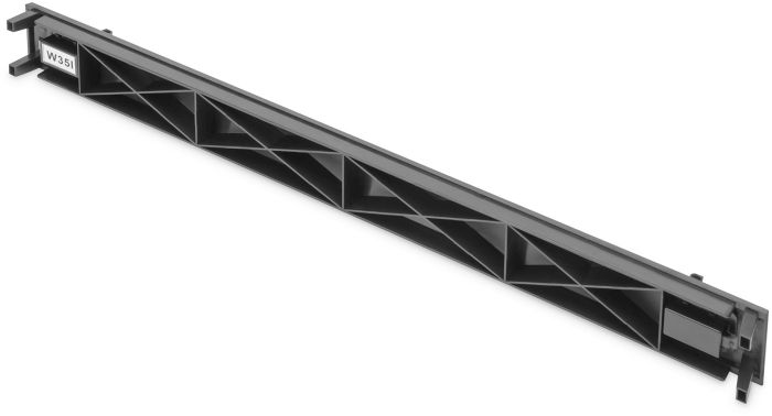 Заглушка DIGITUS 1U snap-in ABS, цвет панели черный (RAL 9005)