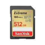Карта памяти SanDisk SD  512GB C10 UHS-I U3 R180/W130MB/s Extreme V30