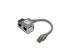 DIGITUS CAT 5e patch cable adapter, 2x CAT 5e, shielded, PC-PC, 2x RJ45 female to 1x RJ45 male, cable length 0.19 m
