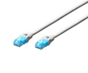 Патч-корд DIGITUS CAT 5e UTP, 1м, AWG 26/7, CCA, PVC, білий