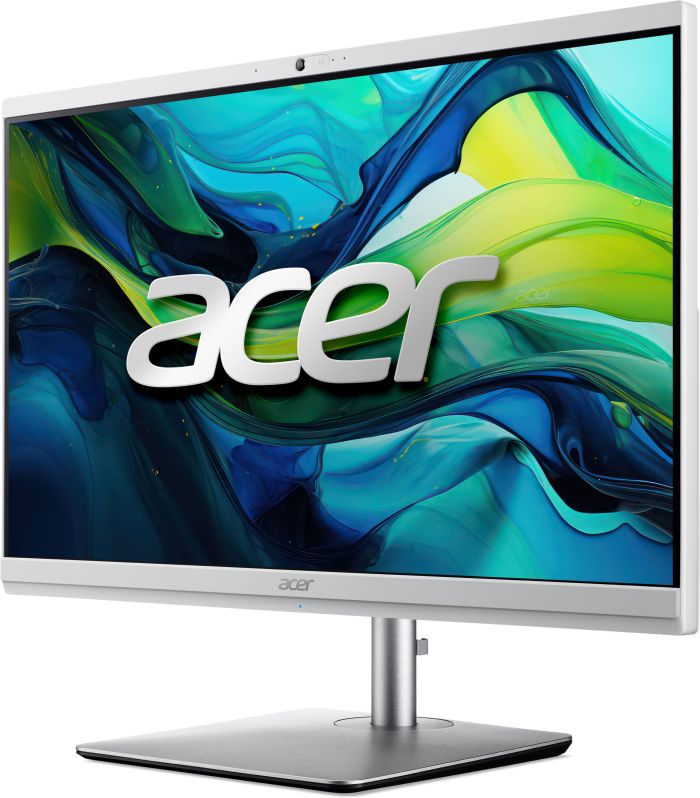Комп'ютер персональний моноблок Acer Aspire C24-195ES 23.8" FHD Intel U7-155U, 32GB, F1TB, UMA, WiFi, кл+м, 3р, без ОС, сірий