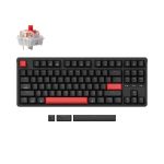 Клавиатура механическая Keychron C3 Pro 87Key, K pro Red, USB-A, QMK, Hot-swap, EN/UKR, RGB, черный
