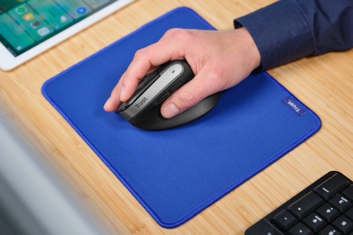 Мышь Trust Bayo + Ergonomic, BT/WL/USB-A, черный