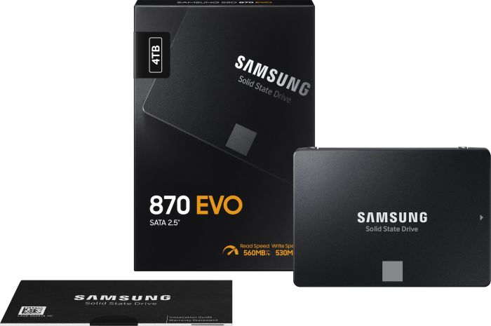 Накопитель SSD Samsung  2.5" 4TB SATA 870EVO