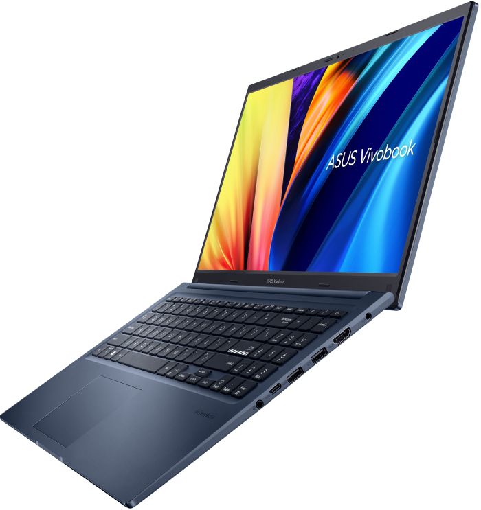 Ноутбук ASUS Vivobook 15 M1502YA-BQ112 15.6" FHD IPS, AMD R7-7730U, 16GB, F512GB, UMA, noOS, Синий