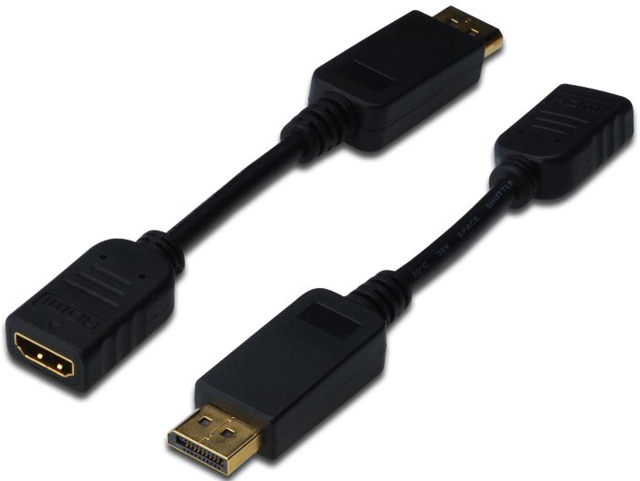 DIGITUS Adapter DisplayPort > HDMI (M/F), Full HD