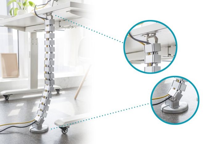 Кабельный организатор DIGITUS, гибкий, серый