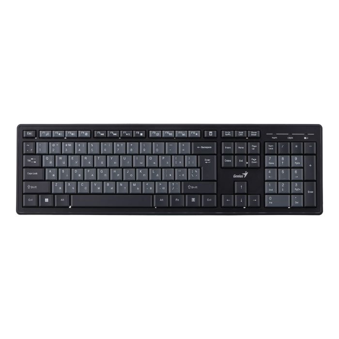 Genius Combo keyboard and mouse KM-8200, WL, EN/UKR, black