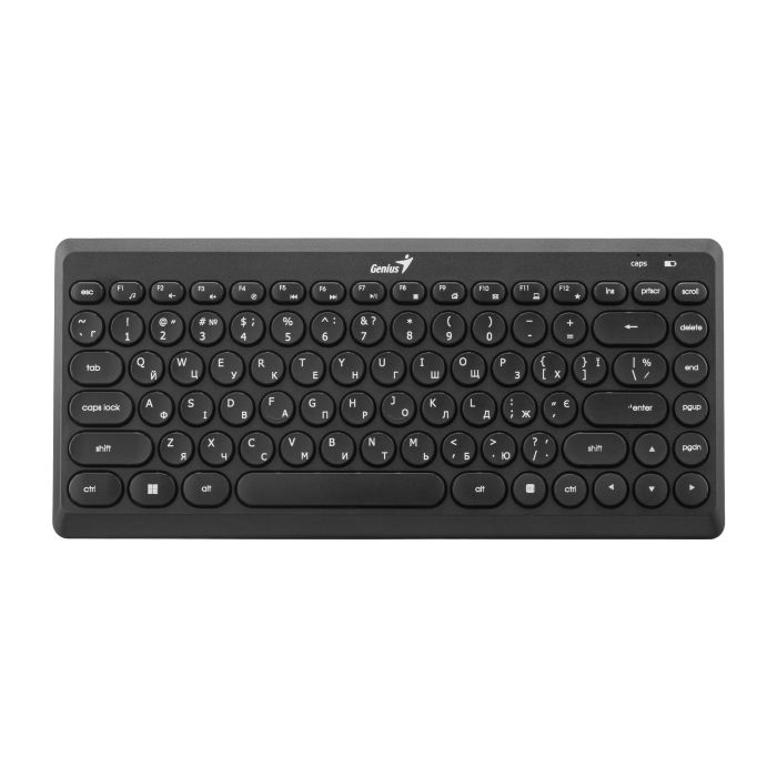 Комплект клавіатура та миша Genius LuxeMate Q-8000, WL, EN/UKR, чорний