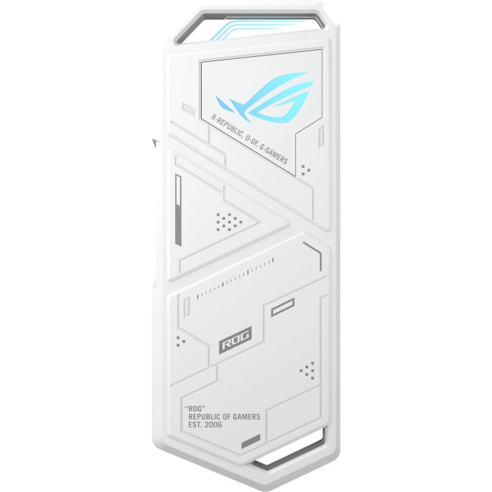 Портативний корпус ASUS для SSD ROG STRIX ARION ESD-S1C/WHT/G/AS PCIe NVMe M.2 2230/2242/2260/2280 USB Type-C 3.2 Gen 2x1 білий