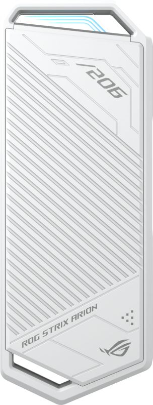 Портативний корпус ASUS для SSD ROG STRIX ARION ESD-S1C/WHT/G/AS PCIe NVMe M.2 2230/2242/2260/2280 USB Type-C 3.2 Gen 2x1 білий