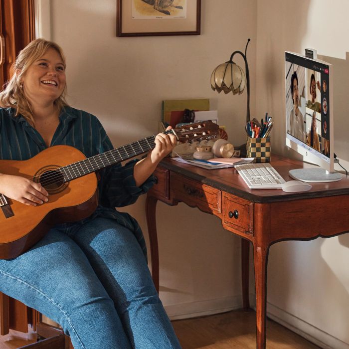 ПК Моноблок HP All-in-One 27" FHD IPS AG, Intel i3-N300, 8GB, F512GB, UMA, WiFi, кл+м, DOS, белый