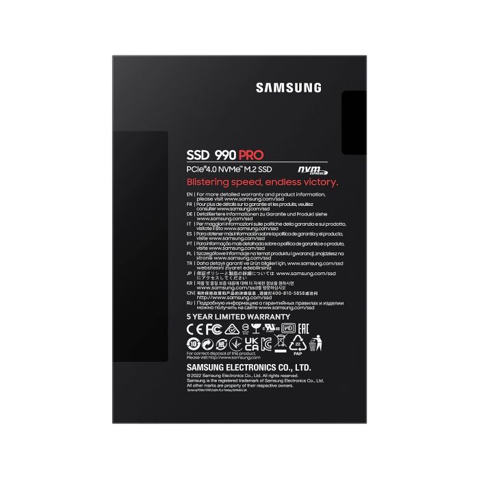 Накопитель SSD Samsung  M.2 4TB PCIe 4.0 990PRO