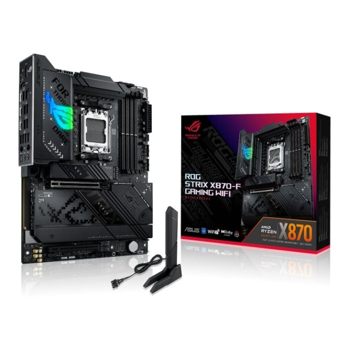 ASUS Motherboard ROG STRIX X870-F GAMING WIFI sAM5 X870 4xDDR5 M.2 HDMI DP WiFi BT ATX