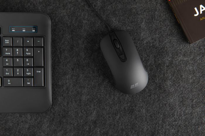 Mouse 2E MF1012, USB-A, black